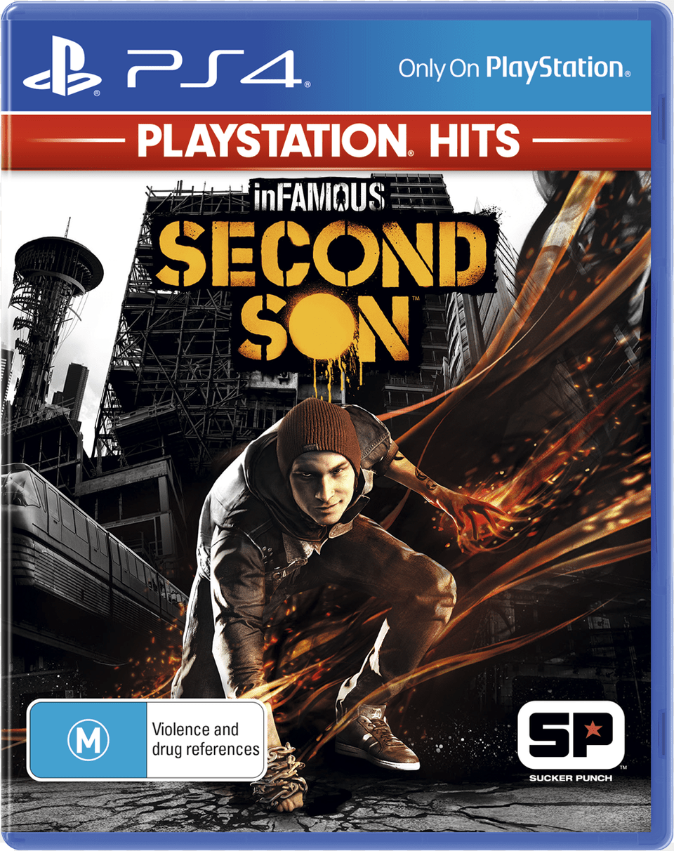 Infamous Second Son Product Image Infamous Second Son, Advertisement, Adult, Male, Man Png