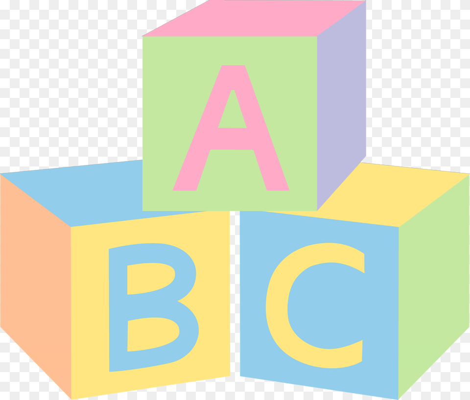 Infant Clipart Abc Transparent Baby Blocks Clipart, Box, Cardboard, Carton Free Png