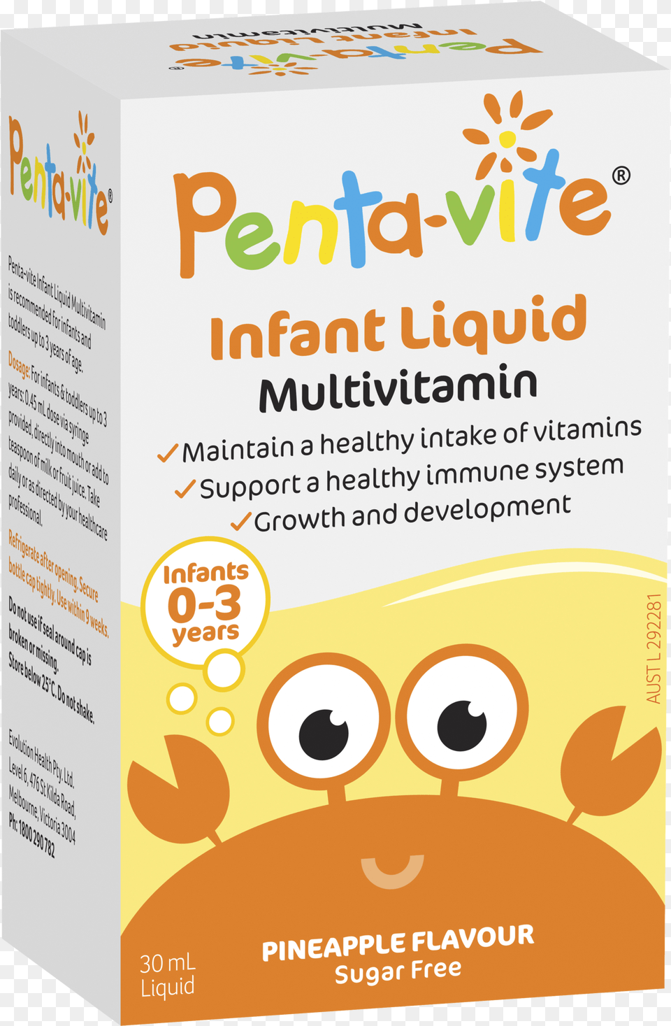 Infant Liquid Multivitamin Pentavite, Advertisement, Poster, Food, Seasoning Png Image