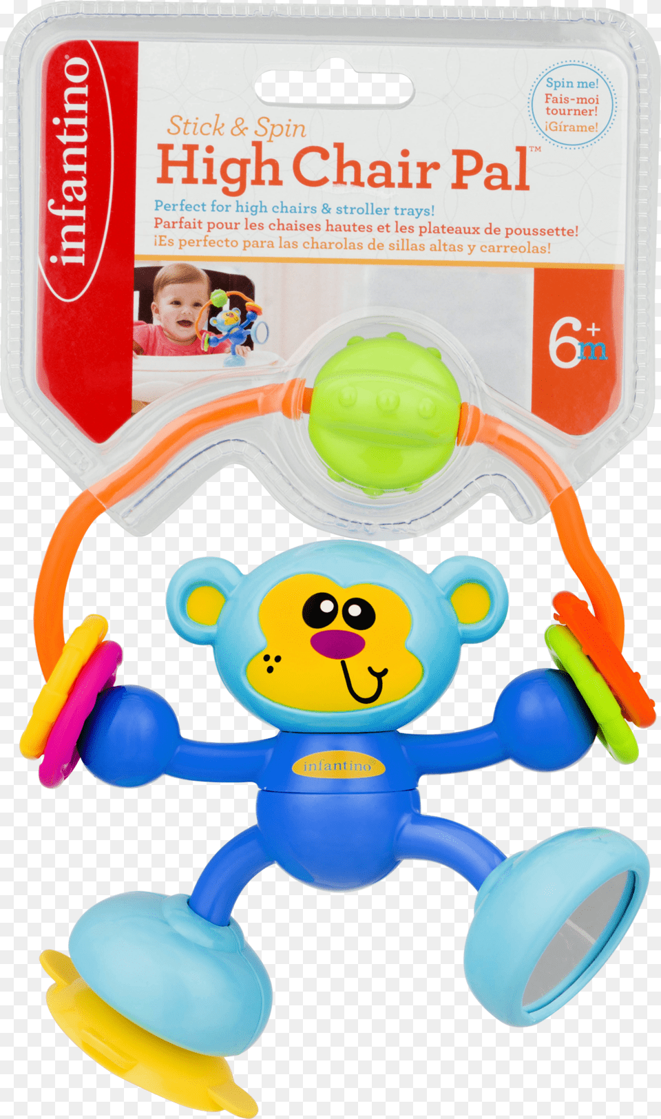 Infantino Stick Amp Spin, Rattle, Toy, Person, Tape Png