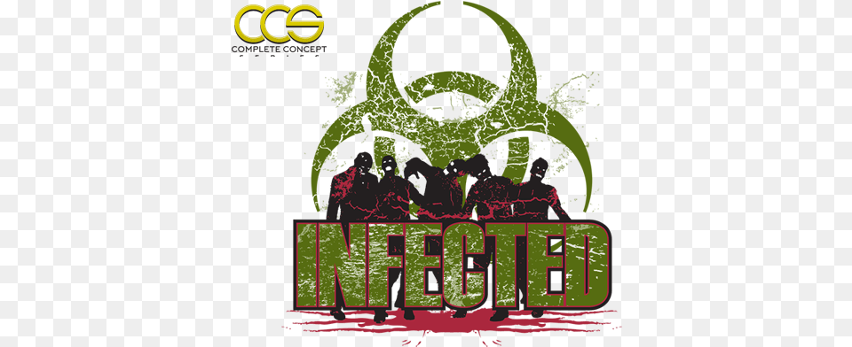 Infected Branding Ccs Graphic Design, Green Free Png