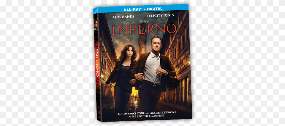 Inferno 2016 Blu Ray, Publication, Book, Clothing, Coat Png