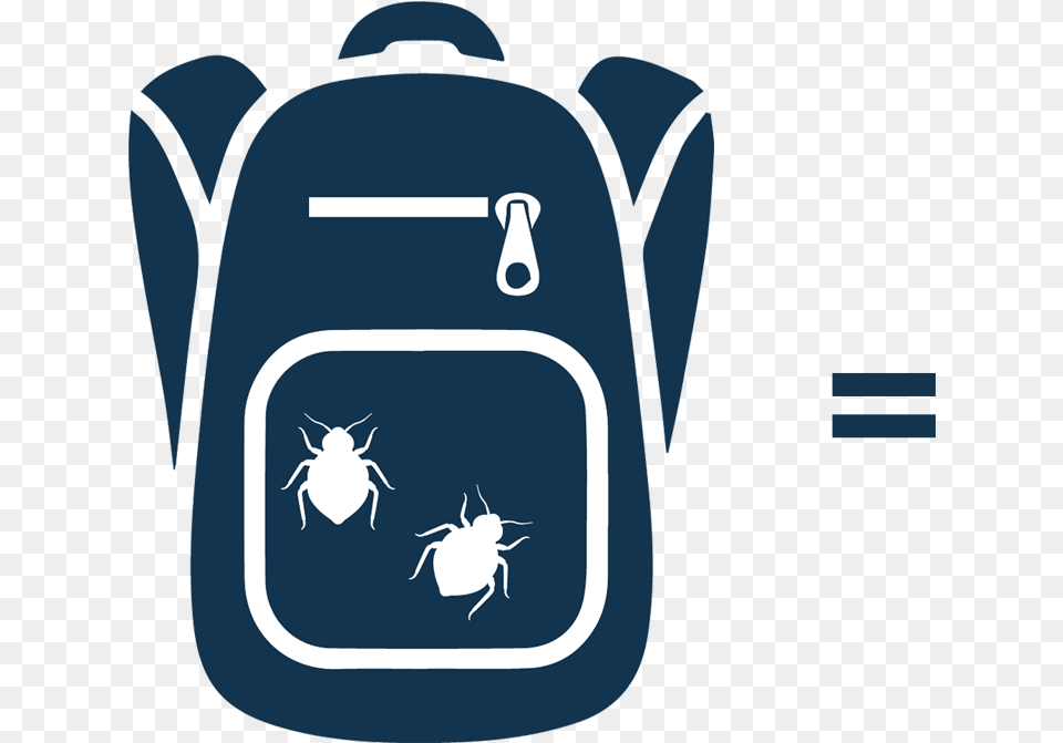 Infested Backpack Blue 01 Equals Backpack, Bag, Animal, Insect, Invertebrate Png Image
