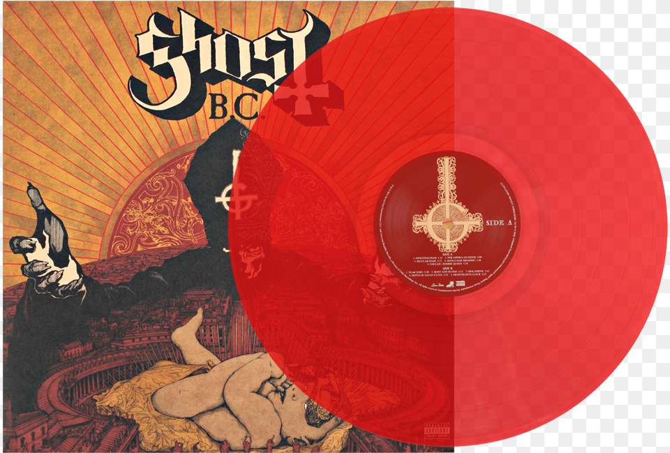 Infestissumam Red Vinyl Ghost Bc Infestissumam, Disk, Adult, Female, Person Png