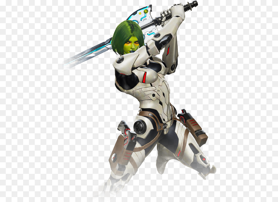 Infinite Gamora, Baby, Person, Robot, Face Free Transparent Png