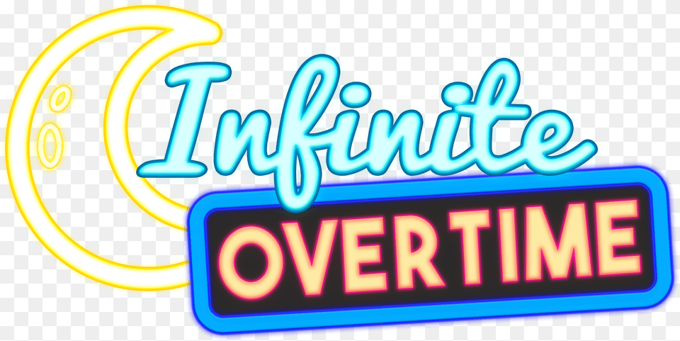 Infinite Logo Job Simulator Infinite Overtime Logo Infinite Overtime Logo, Light, Neon Png Image