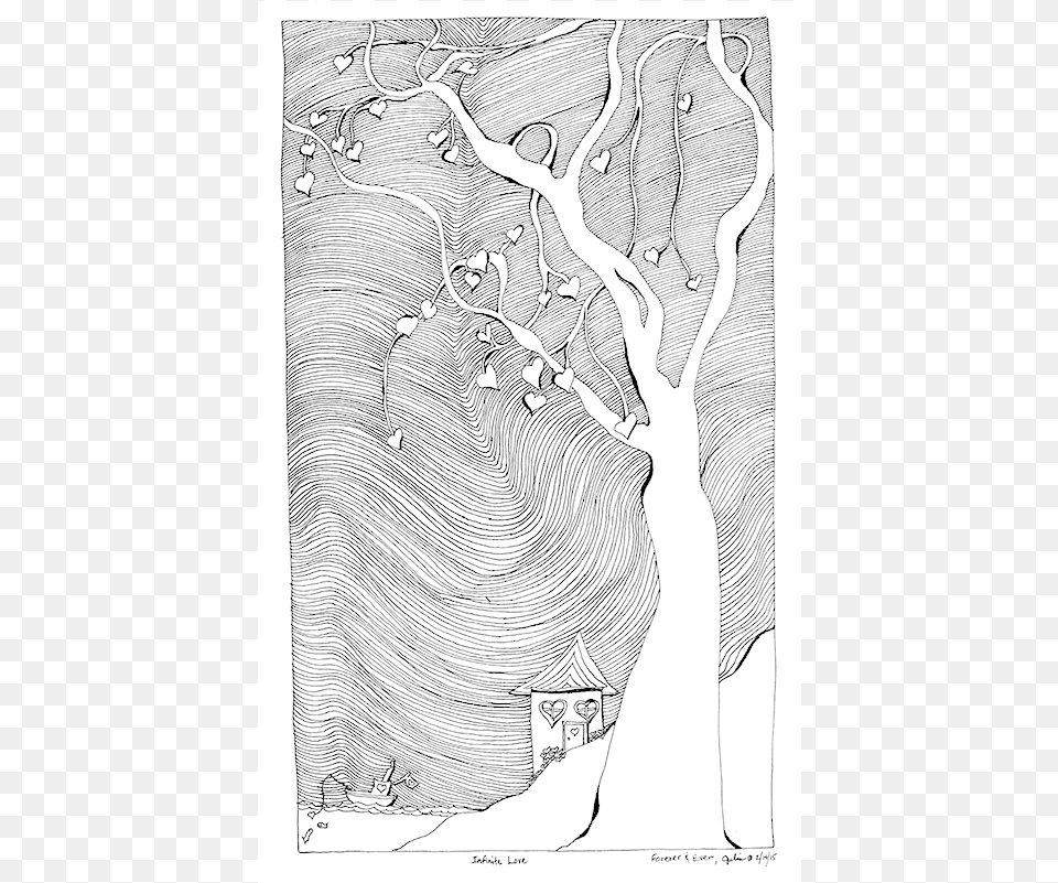 Infinite Love Pen Amp Ink Art Drawing, Plot, Chart, Adult, Wedding Png