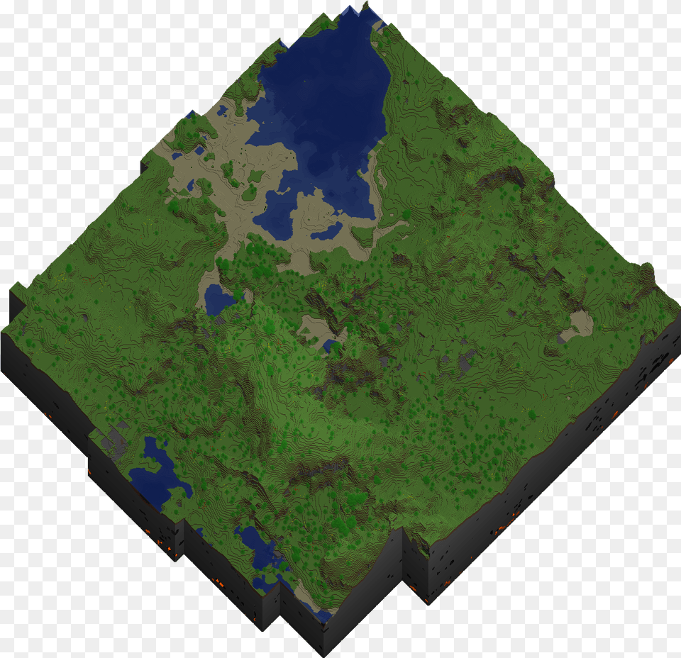 Infinite Tnt Minecraft Map Best All In One Minecraft, Water, Sea, Land, Nature Free Png Download