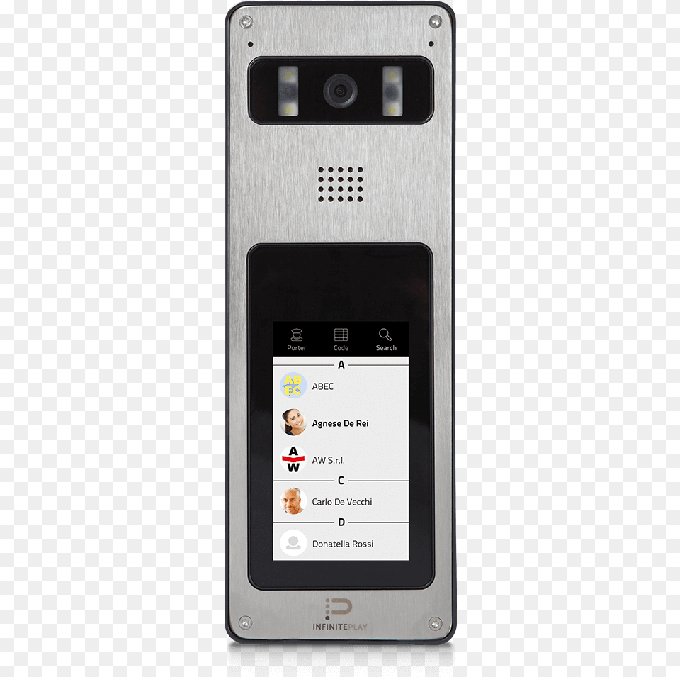Infiniteplay Flat Esterno Frontale Inox Int2 00png Smartphone, Electronics, Mobile Phone, Phone, Person Png Image