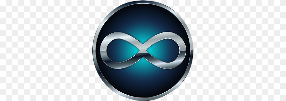 Infinity Emblem, Symbol, Disk, Logo Free Transparent Png