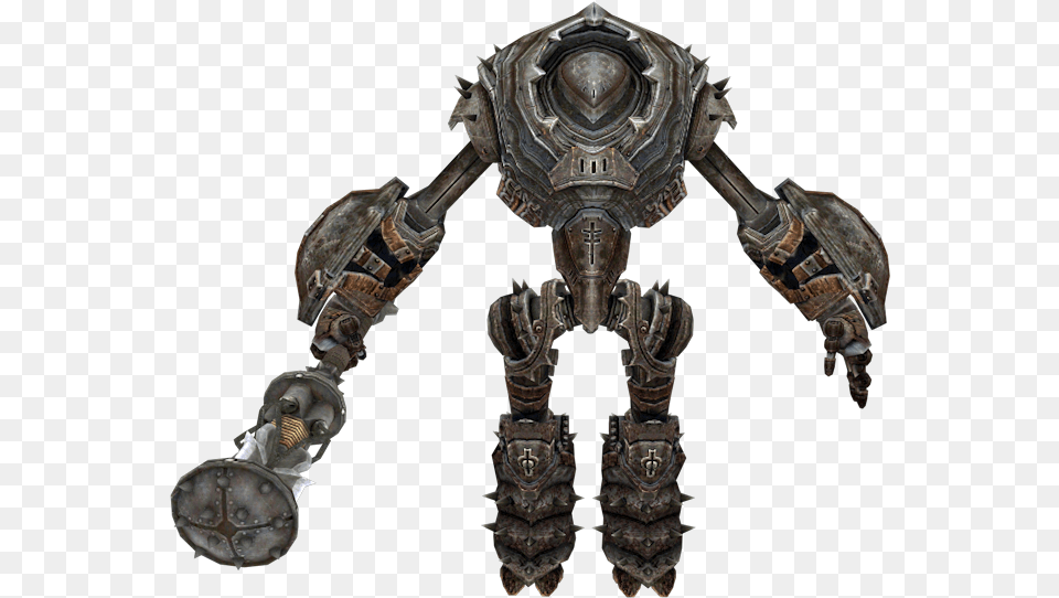 Infinity Blade Iron Golem, Bronze, Person Free Png