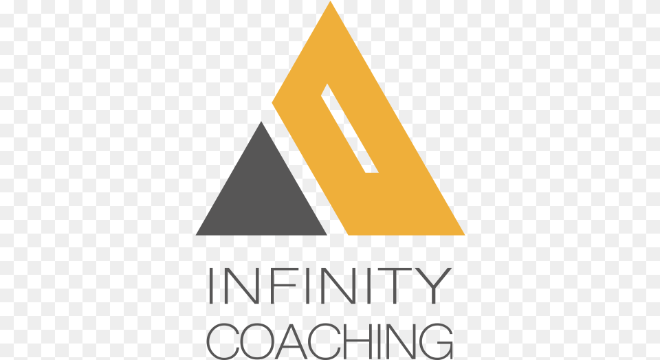 Infinity Coaching Logo Text Coaching, Triangle, Sign, Symbol Free Png Download
