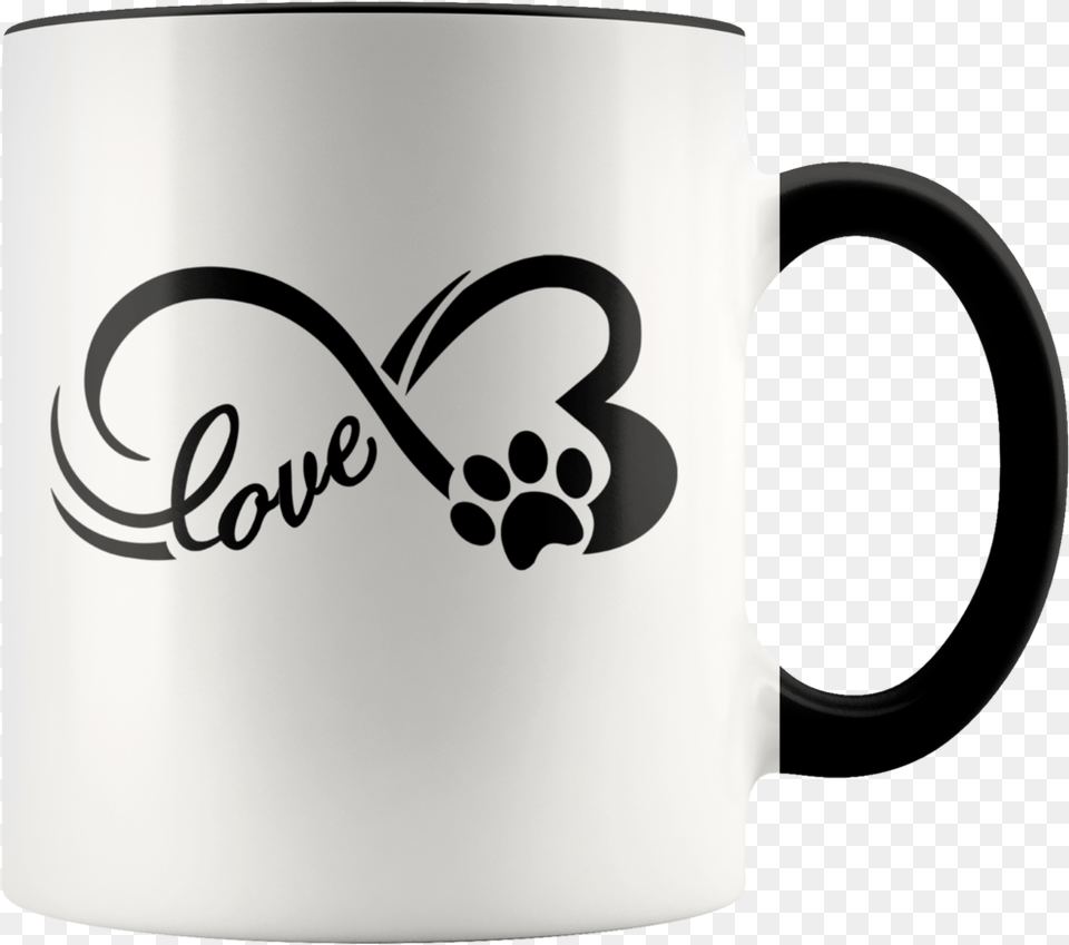 Infinity Dog Love Birthday Mug Gift Ideas, Cup, Beverage, Coffee, Coffee Cup Png