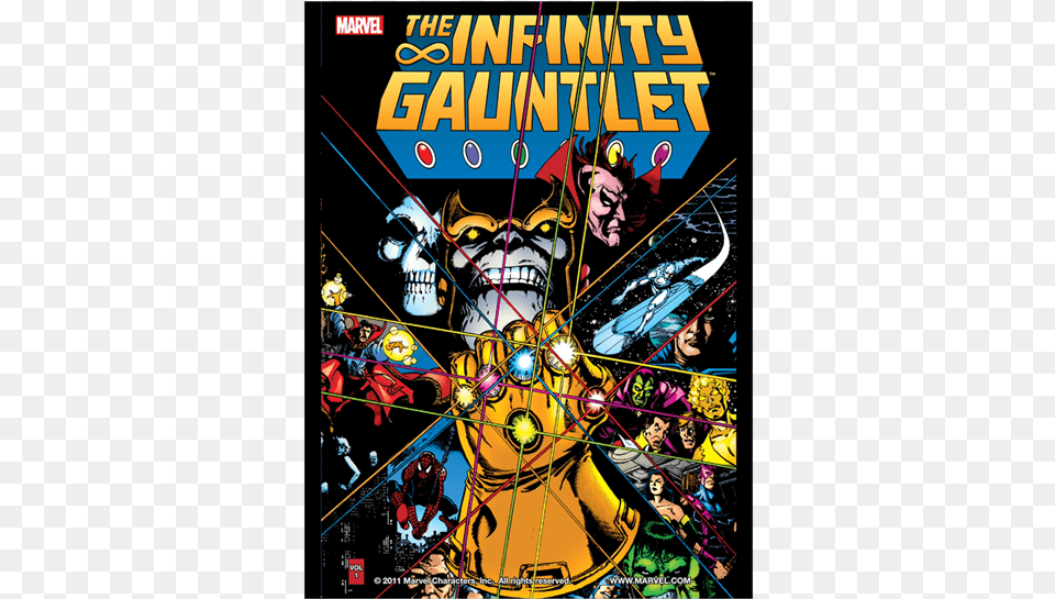 Infinity Gauntlet, Book, Comics, Publication, Adult Png Image
