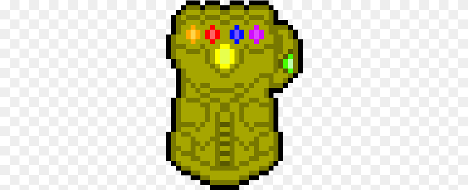 Infinity Gauntlet Infinity Gauntlet Pixel Art, Green, Blackboard Png