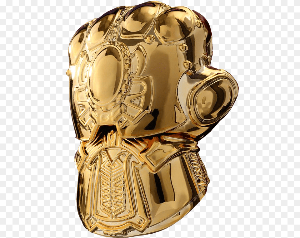 Infinity Gauntlet Metallic Gold Cosbaby, Accessories, Jewelry, Locket, Pendant Png Image