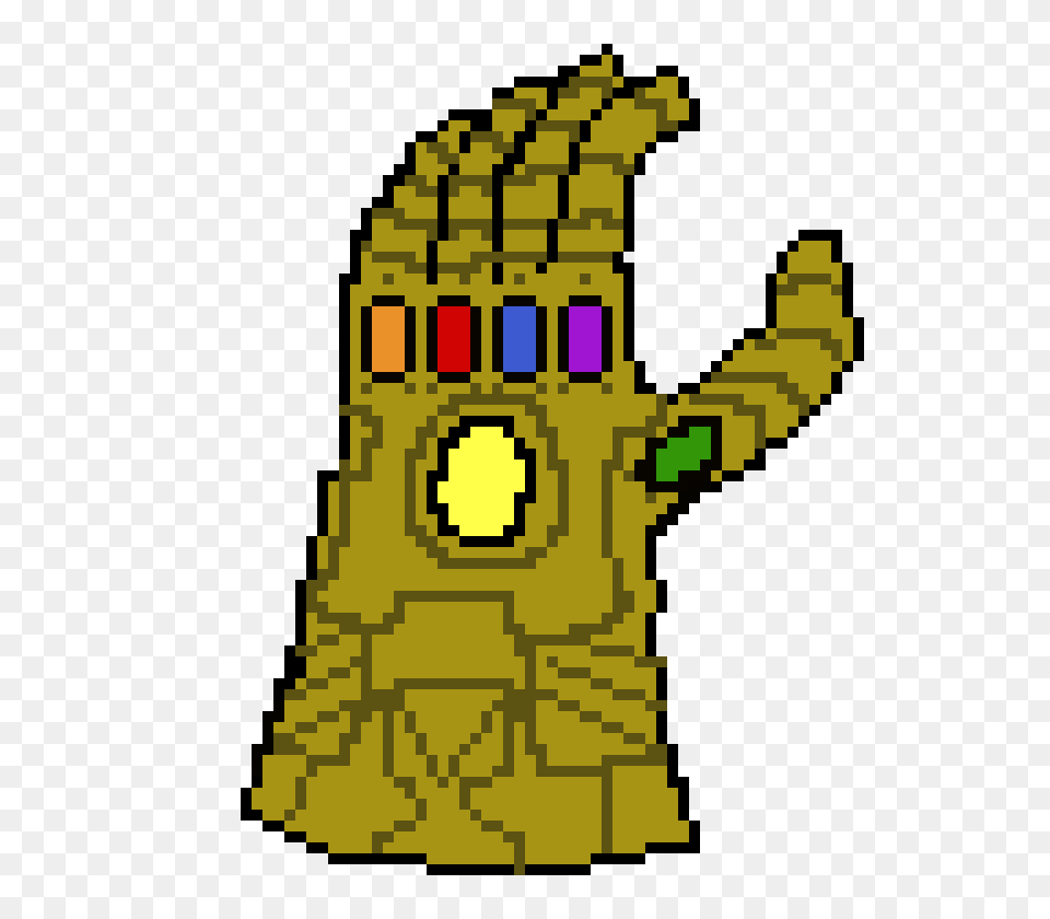 Infinity Gauntlet Pixel Art Maker, Clothing, Glove Free Png