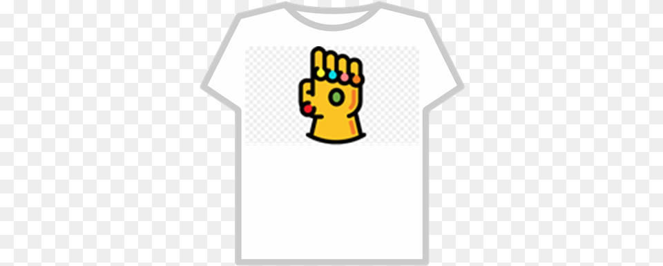 Infinity Gauntlet Roblox Guantelete Del Infinito Dibujo, Clothing, T-shirt, Body Part, Hand Free Transparent Png