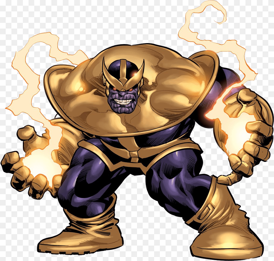 Infinity Gauntlet Saga Graphic Novel Reviews Thanos Mike Deodato, Adult, Male, Man, Person Png Image