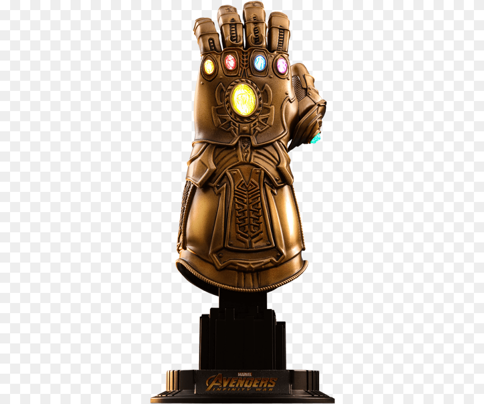 Infinity Gauntlet Transparent, Clothing, Glove, Bronze Free Png Download