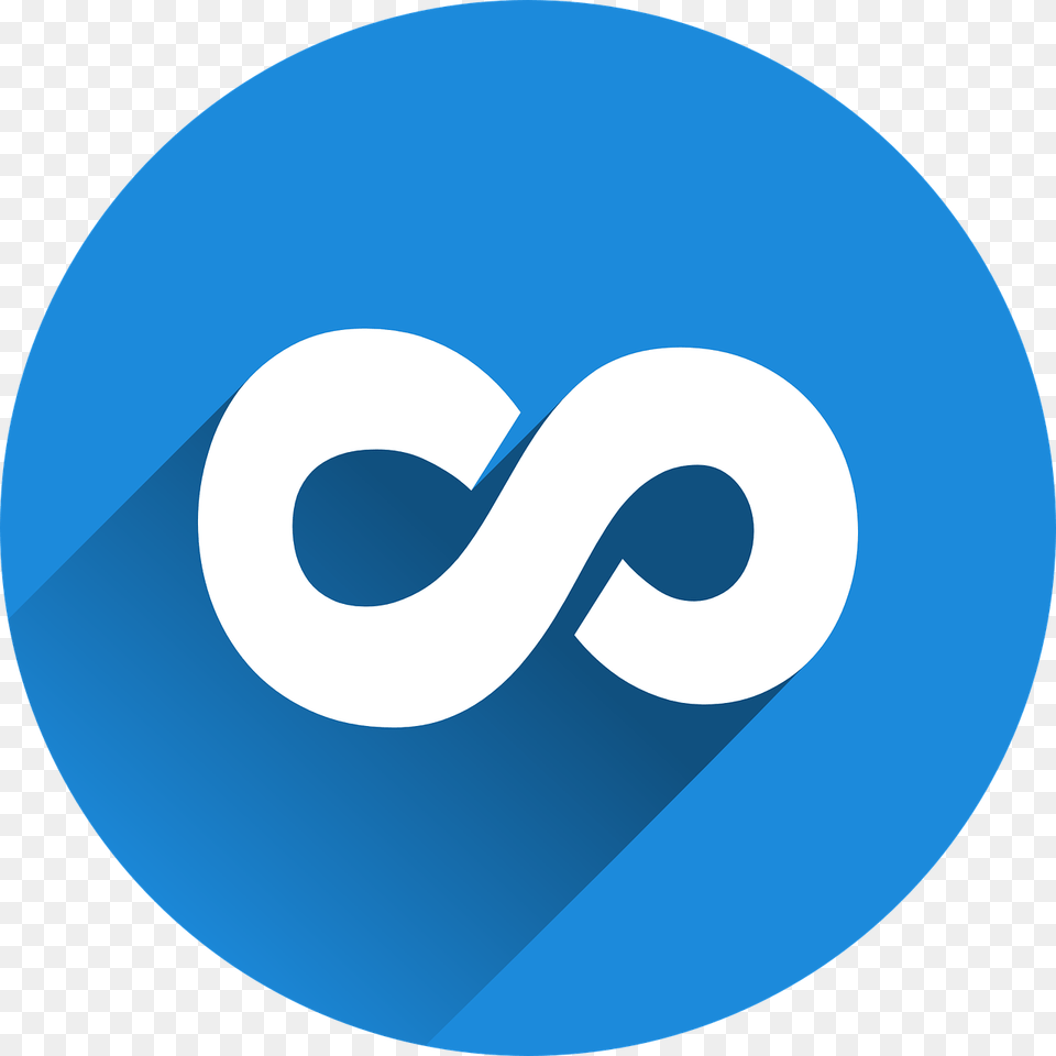 Infinity Loop Eight Picture Email Us, Logo, Disk, Symbol Free Png