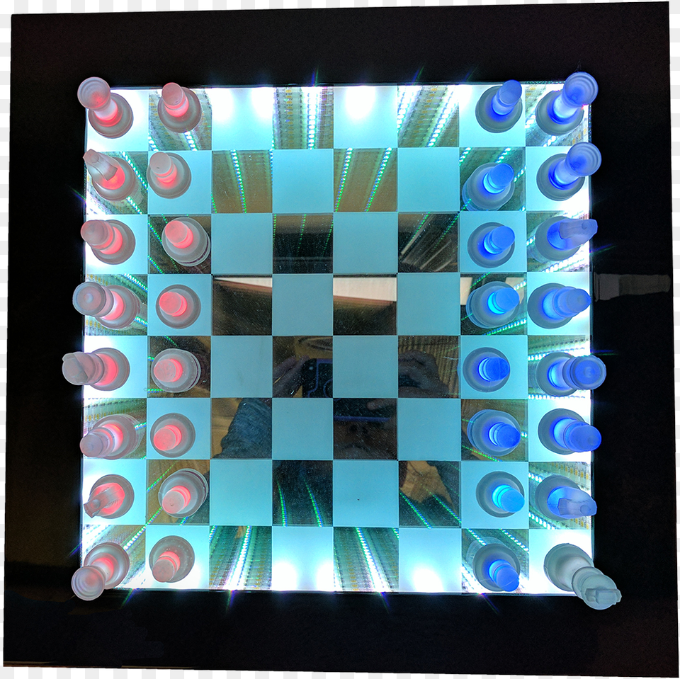 Infinity Mirror Chess Board Light Up Chess Board, Computer Hardware, Electronics, Hardware, Monitor Png