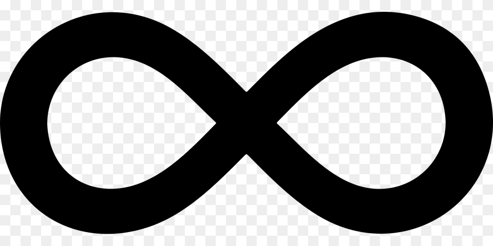Infinity Symbol, Gray Free Png Download