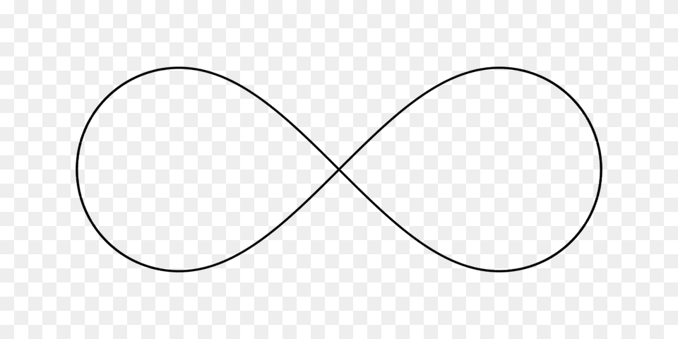 Infinity Symbol, Gray Png Image