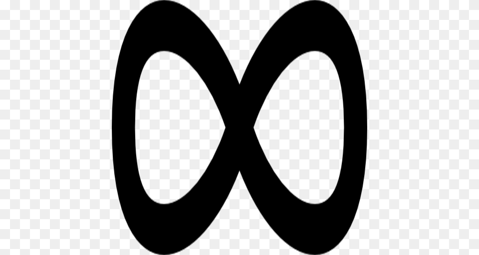 Infinity Symbol, Gray Png