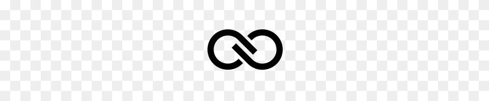 Infinity Symbol, Gray Free Png