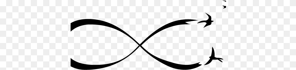 Infinity Symbol Clipart, Gray Free Transparent Png