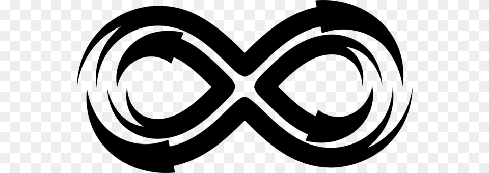Infinity Symbol Computer Icons Infinity Logo Black And White, Gray Free Png Download