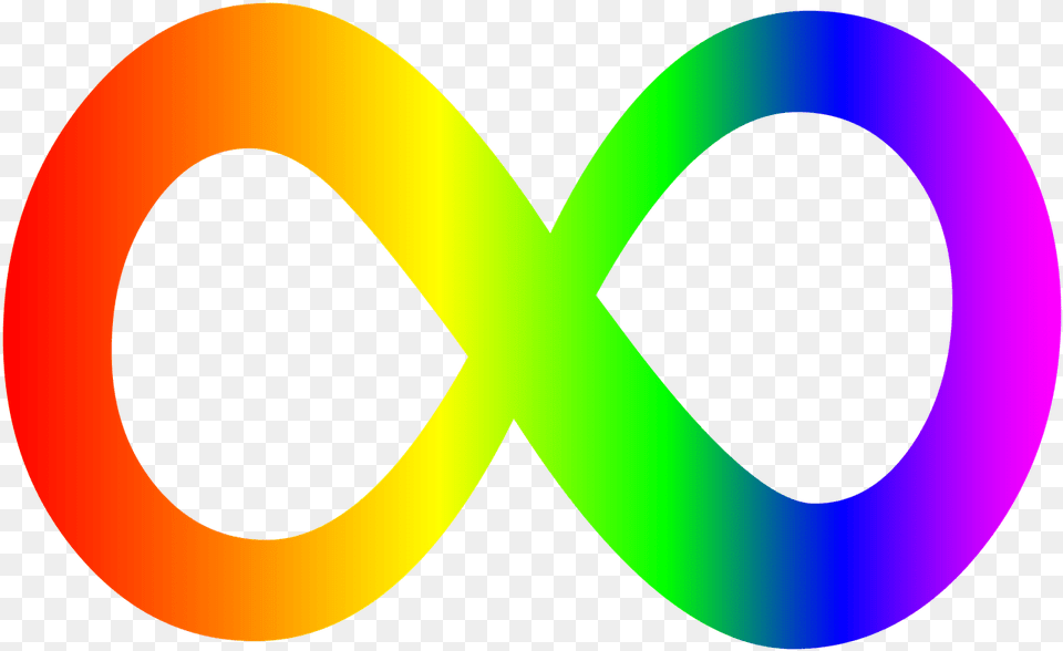 Infinity Symbol Rainbow Autism Symbol, Logo, Disk Png
