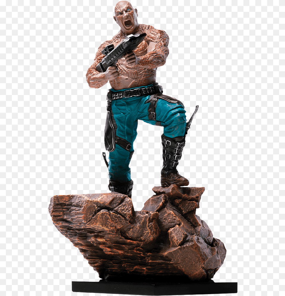 Infinity War Drax Iron Studios, Figurine, Adult, Male, Man Free Transparent Png