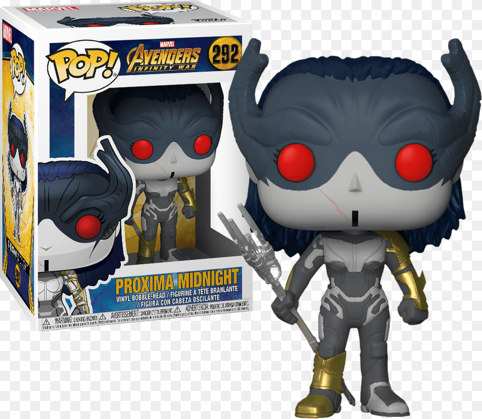 Infinity War Funko Pop Avengers Infinity War Proxima Midnight, Toy, Baby, Person, Face Png