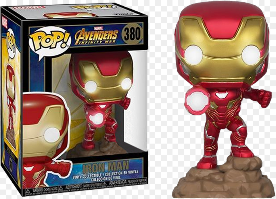 Infinity War Funko Pop Iron Man Light Up, Toy, Robot, Baby, Person Png Image