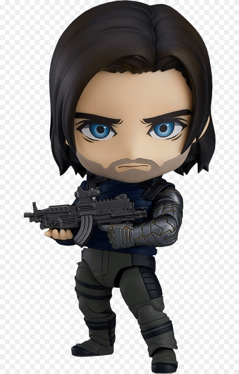 Infinity War Nendoroid Winter Soldier, Baby, Person, Gun, Weapon Free Png