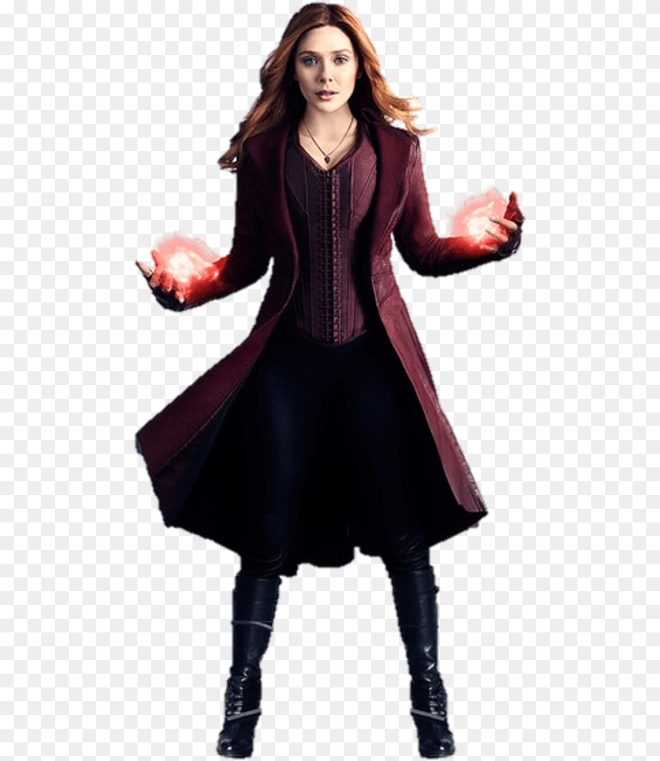 Infinity War Scarlet Witch 2 Scarlet Witch Infinity Wars, Clothing, Coat, Fashion, Person Free Transparent Png