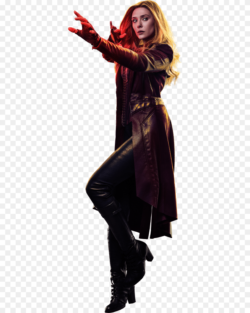 Infinity War Scarlet Witch, Clothing, Coat, Adult, Person Png Image