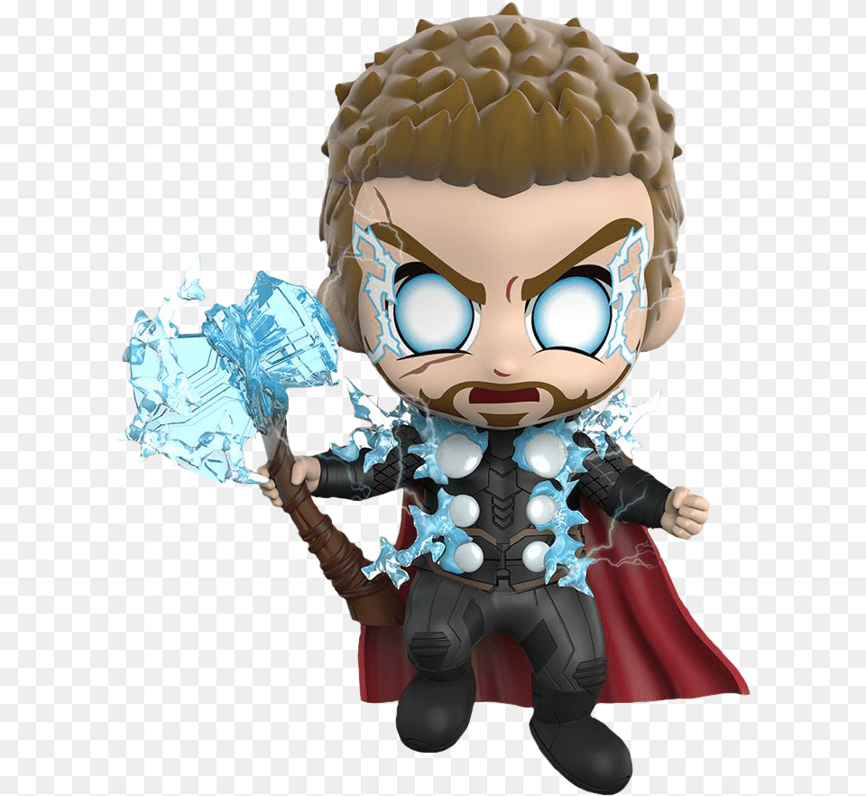 Infinity War Thor Fighting Version Cosbaby, Baby, Person, Face, Head Free Png