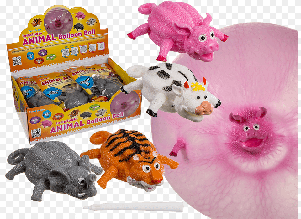 Inflatable Animal Balloon Ball, Toy, Mammal, Pig, Plush Free Png Download