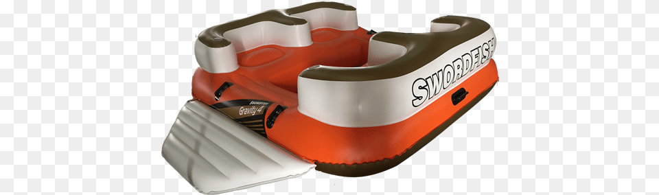 Inflatable Floating Island Capacity Four Persons Boat, Dinghy, Transportation, Vehicle, Watercraft Png Image