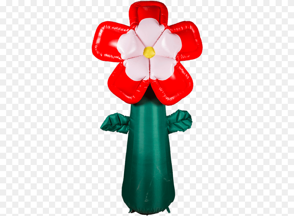 Inflatable Flower Single Stem Red, Clothing, Hat, Balloon, Person Free Png