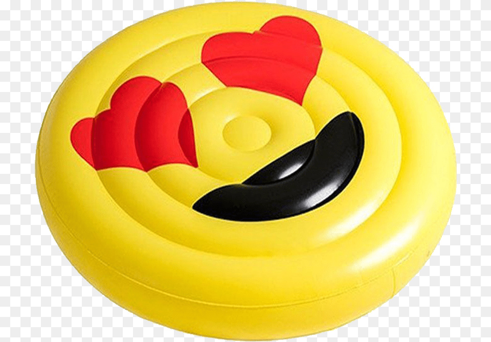 Inflatable Heart Eye Emoji Home Decoroutdoor Interior Swim Ring, Ball, Football, Soccer, Soccer Ball Free Png
