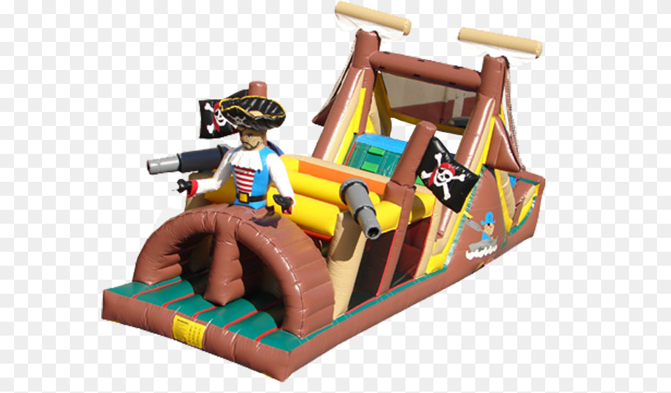 Inflatable Pirate Obstacle Course, Play Area, Child, Female, Girl Free Transparent Png