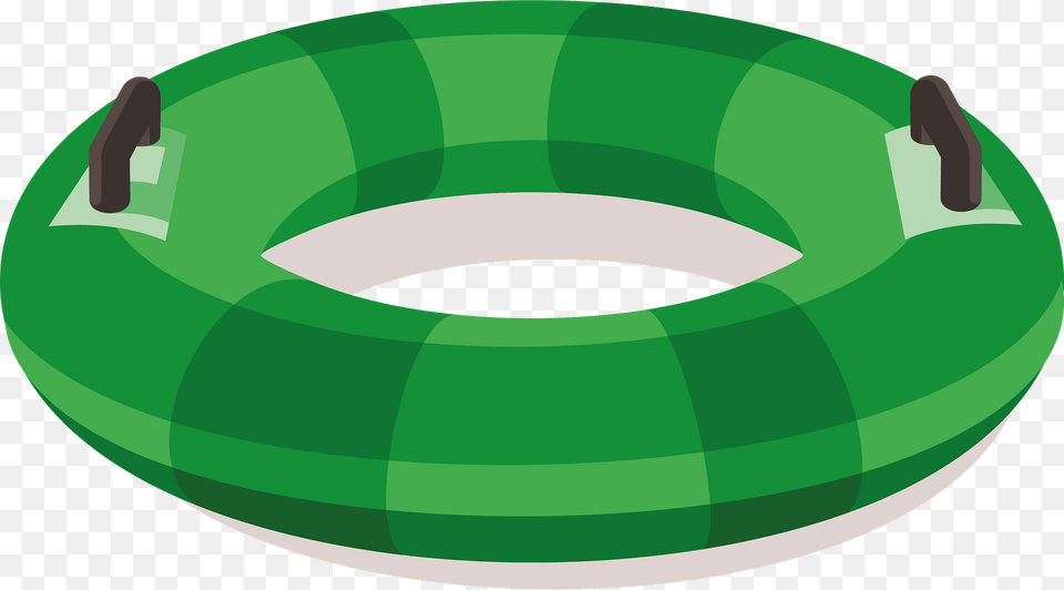 Inflatable Swimming Ring Green Clipart Free Png