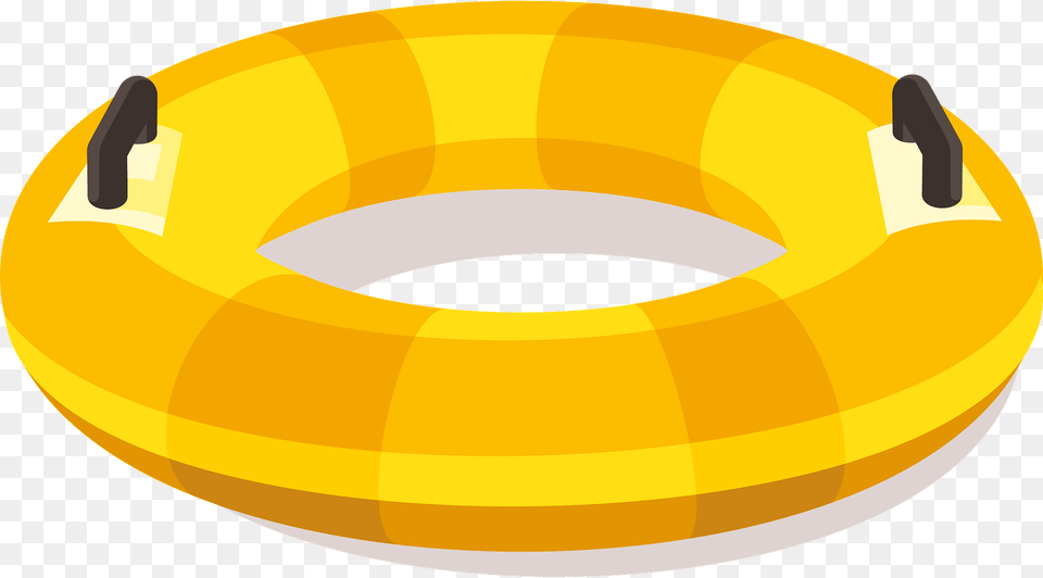Inflatable Swimming Ring Yellow Clipart, Water, Clothing, Hardhat, Helmet Png