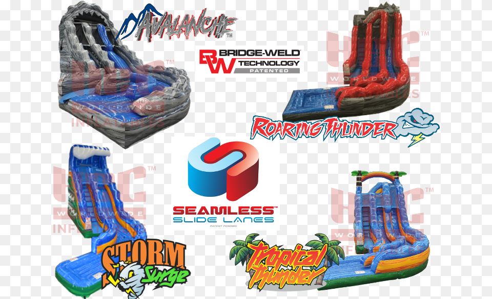 Inflatable Water Slide Clipart Tornado Png Image