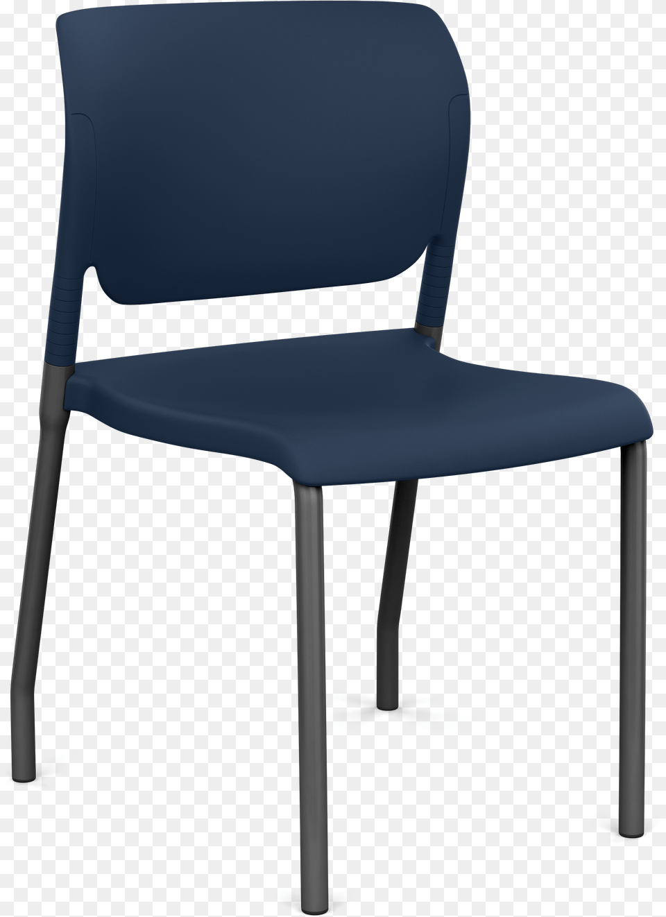 Inflex Plastic Side Chair Armless Chair, Furniture, Armchair Free Png