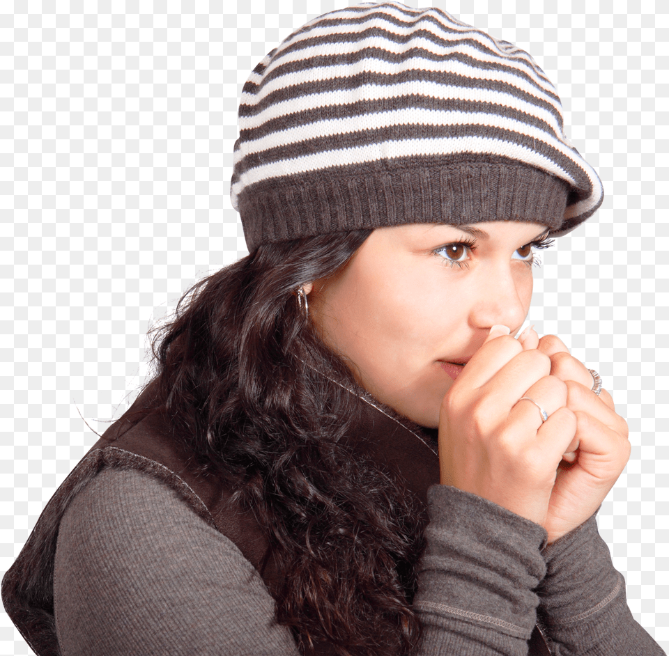 Influenza, Adult, Person, Hat, Female Png Image